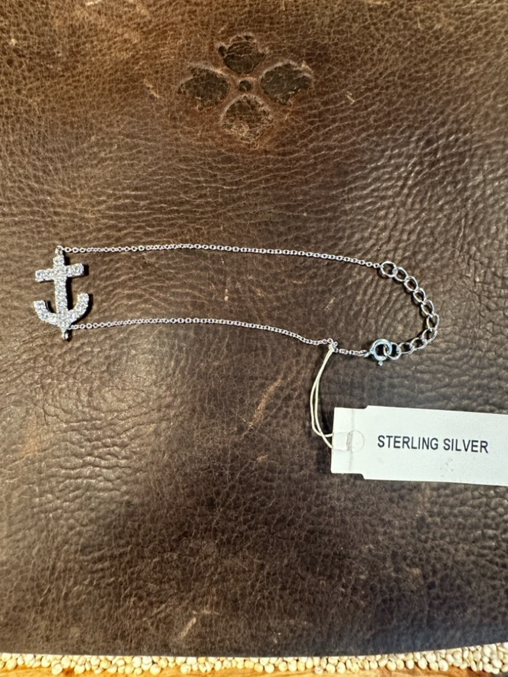 Sterling Silver Anchor Cross Bracelet – Faith Hope Inspirational Jewelry